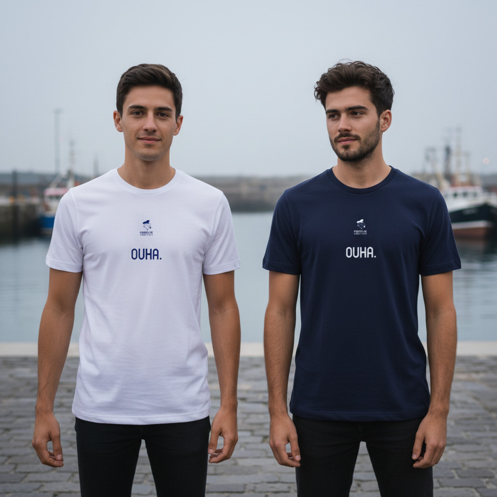 Fiedsche schnackt platt - T-Shirt Herren, navy, Ouha – Bild 3